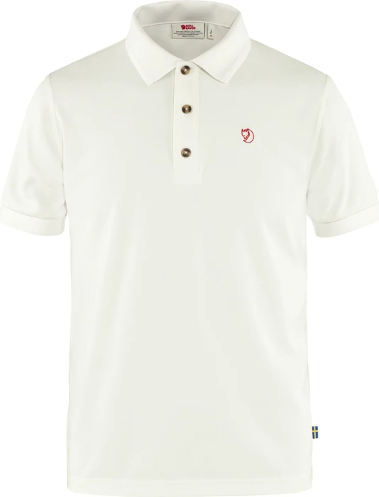 Fjällräven Crowley Pique Poloshirt kurzarm weiß (Herren)