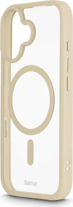 Hama Handyhülle Frame Protect magnetisch für Apple iPhone 17 transparent/beige