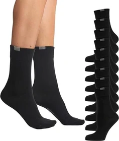 NurDie Passt Perfekt Socken schwarz, 9 Paare (Damen)