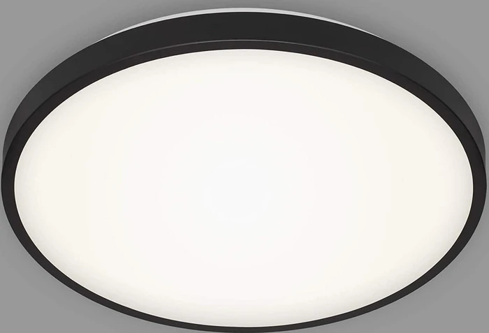 Briloner Manny LED Deckenleuchte rund 38.5cm schwarz