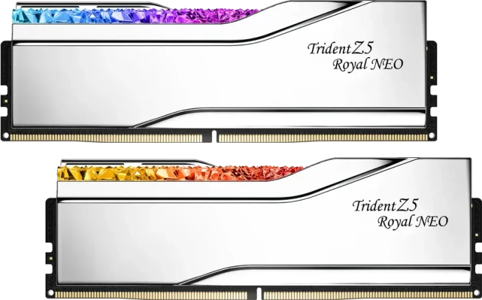 G.Skill Trident Z5 Royal NEO RGB Silver UDIMM 96GB Kit, DDR5-6000, CL30-36-36-96