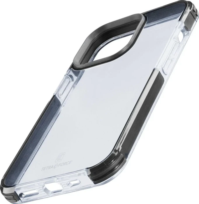 Cellularline Tetra Force Shock-Twist für Apple iPhone 13 transparent/schwarz