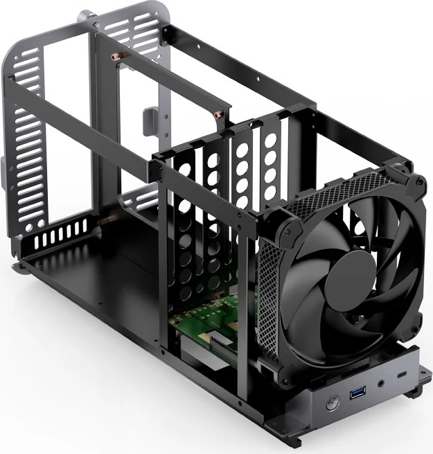 Jonsbo N1, grau, Mini-ITX