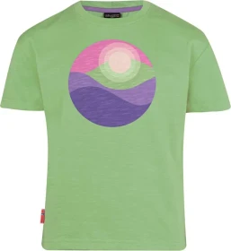 Trollkids Girls Halsafjord Funktionsshirt kurzarm pistachio green (Junior)