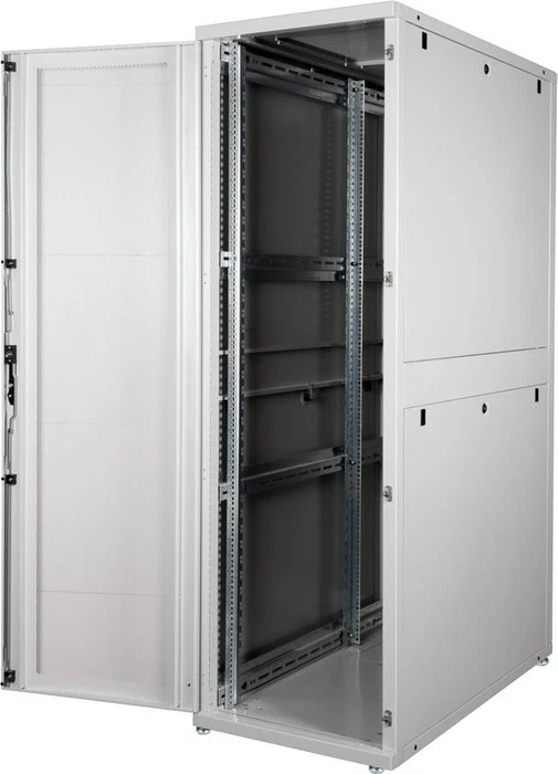 Roline / Secomp Pro Serie 19" Serverschrank 42HE, montiert, Gitternetztür, IP20, RAL 7035, 1200mm tief