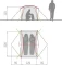 Vaude Allround Space 2 Kuppelzelt agave Vorschaubild
