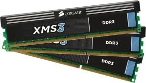 Corsair XMS3 UDIMM 12GB Kit, DDR3-2000, CL9-10-9-27