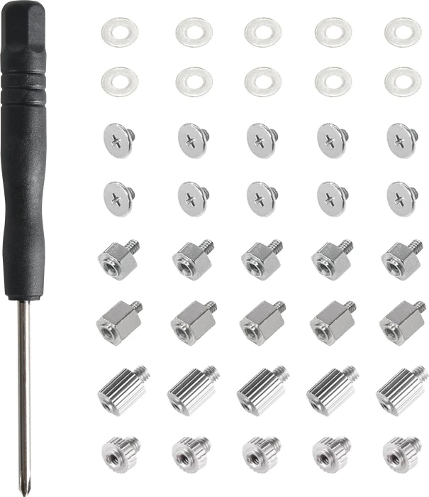 SilverStone CA04, M.2 SSD Screw Kit for Motherboard Accessories Mounting
