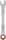 Bosch Professional Maul-Ringratschenschlüssel, 12x165mm (1600A03AG8)