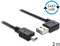 DeLOCK EASY-USB 2.0 Kabel, USB-A 90° horizontal gewinkelt [Stecker] auf Mini-USB [Stecker], 3m Vorschaubild