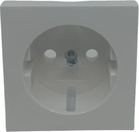 Gira System 55 Abdeckung SCHUKO-Steckdose, reinweiß matt