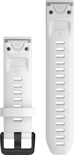 Garmin Ersatzarmband QuickFit 20 Silikon weiß/schwarz