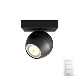 Philips Hue White Ambiance Buckram 1-flammig schwarz