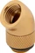 Corsair Hydro X Series XF Hardline, Winkeladapter 45° G1/4", gold, 2er-Pack Vorschaubild