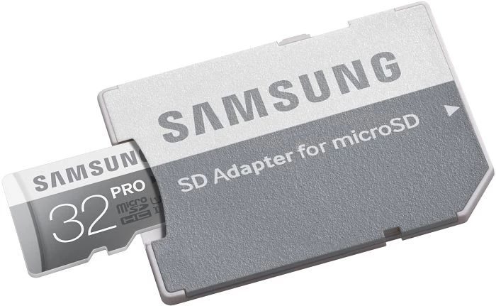 Samsung PRO R90/W50 32GB Kit, UHS-I, Class 10