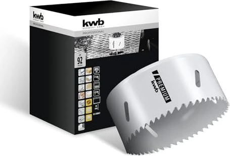 kwb HSS-CO-Bi-Metall Lochsäge, 92x38mm, 1 Stück