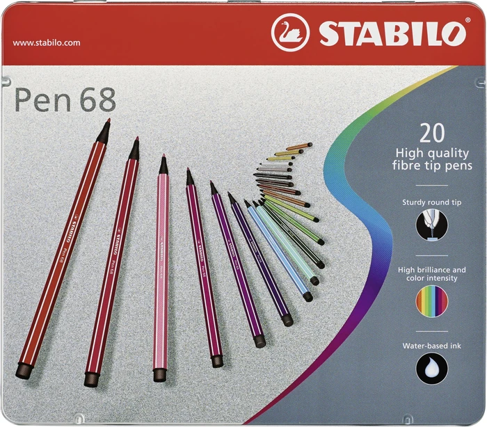 sortiert, 20er-Set, Metalletui