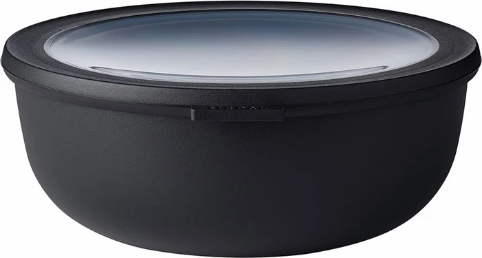 Mepal Multischüssel Cirqula rund Aufbewahrungsbehälter 2.25l nordic black