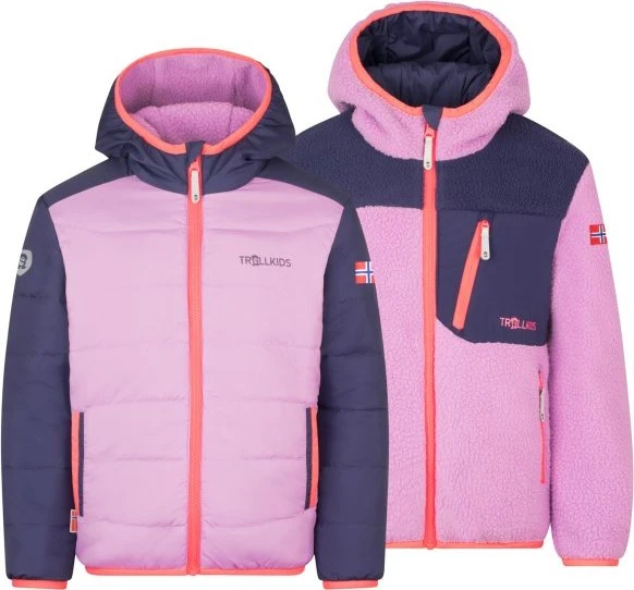 Trollkids Sandvika Turnover Funktionsjacke light violet (Junior)