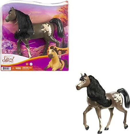 Mattel Spirit Untamed - Dunkelbraunes Pferd Mustang Stute