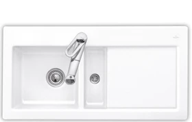Villeroy & Boch Subway 60 Einbau Becken links weiß alpin
