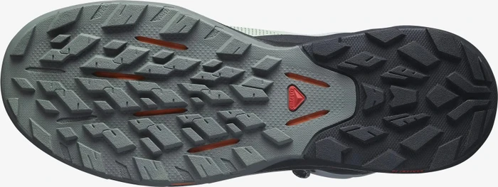 Salomon OUTpulse Mid GTX wrought iron/black/vibrant orange (Herren)
