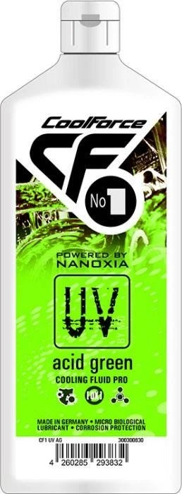 Nanoxia CoolForce CF1 Cooling Fluid Pro, Kühlflüssigkeit, 1000ml, UV Acid green