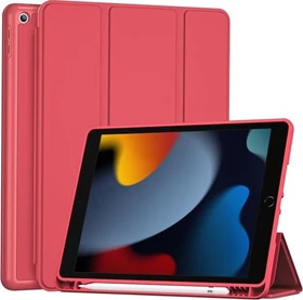 ProCase Slim Smart Cover für Apple iPad 10.2" (2018/19 7.Gen/2019/20 8.Gen/2021 9.Gen), red