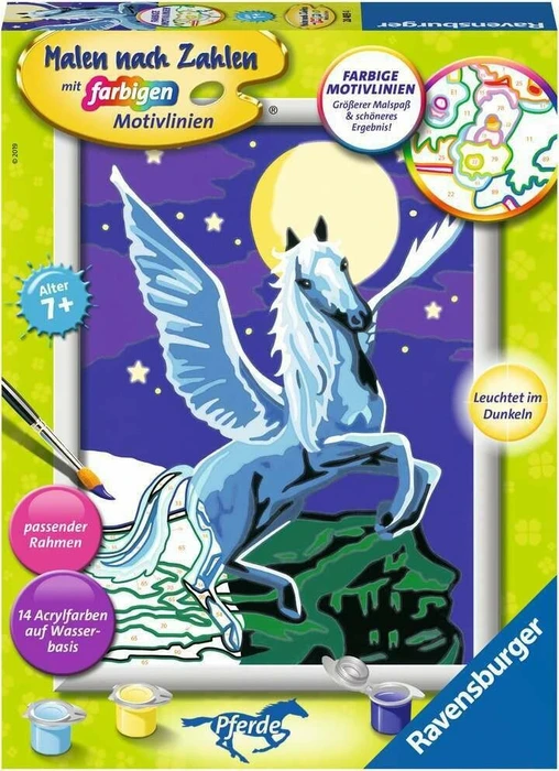 Ravensburger Malen nach Zahlen Pegasus im Mondschein