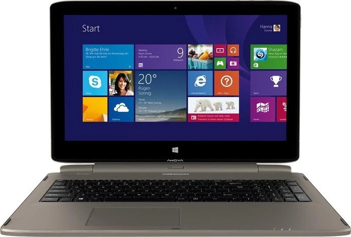 Medion Akoya S6413T, Core i3-4030U, 4GB RAM, 500GB HDD, 64GB Flash, DE