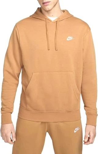 Nike Sportswear Club Fleece Hoodie flax/white (Herren)