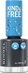 Rimmel Kind & Free Nagellack 158 All Greyed Out, 8ml