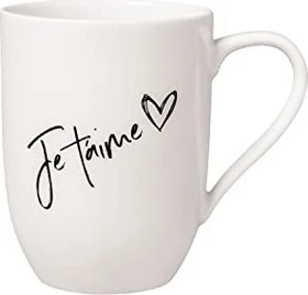 Villeroy & Boch Statement Becher mit Henkel Je t'aime 290ml