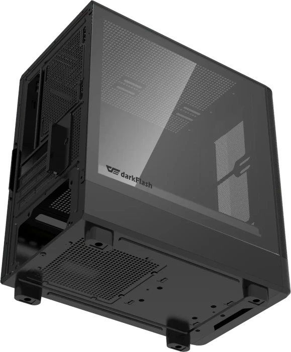 DarkFlash DB330M Mesh Black, Glasfenster