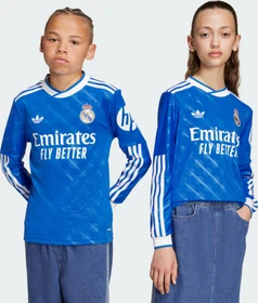 adidas Real Madrid 2025/2026 Ausweichtrikot langarm (Junior)