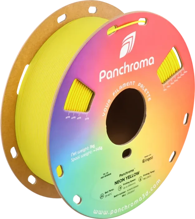 Polymaker Panchroma Neon, gelb, Spule, 1.75mm, 1.00kg