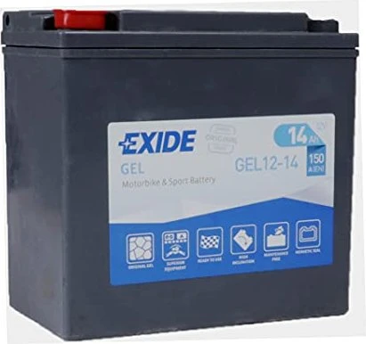 Exide Bike AGM YTX14-BS