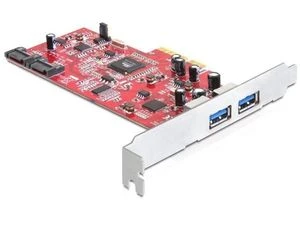 DeLOCK 2x USB-A 3.0/2x SATA 6Gb/s, PCIe x4