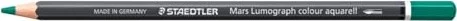 Staedtler Mars Lumograph colour aquarell 104 Aquarellstift phthalogrün dunkel, Kartonetui, 6er-Pack