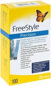Abbott FreeStyle Precision Blutzucker-Teststreifen,   100 Stück