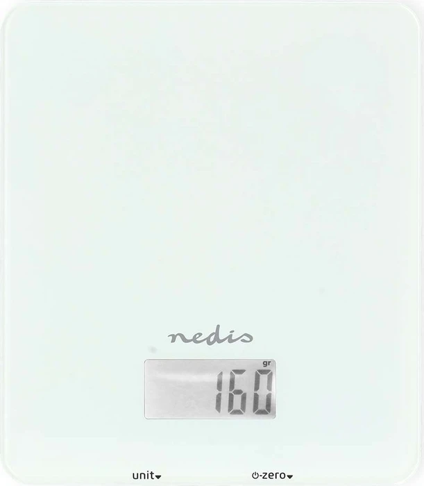Nedis KASC800WTW digitale Küchenwaage