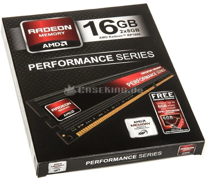 AMD Radeon Performance Series UDIMM 8GB Kit, DDR3-1866, CL9-10-9-27