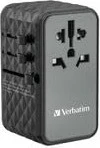 Verbatim UTA-06 GaN III Universal-Reiseadapter schwarz