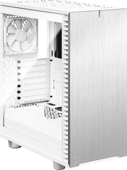 Fractal Design Define 7 Compact White TG Light Tint, Glasfenster, schallgedämmt