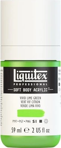 Liquitex Professional Soft Body Acrylic vivid lime green, 59ml