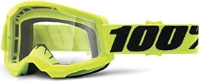 100% Strata2 Schutzbrille fluo yellow/clear lens
