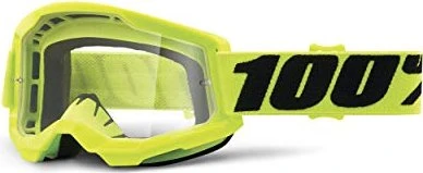 100% Strata2 Schutzbrille fluo yellow/clear lens