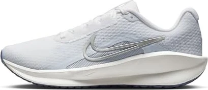 Nike Downshifter 13 white/football grey/world indigo/metallic silver (Damen)