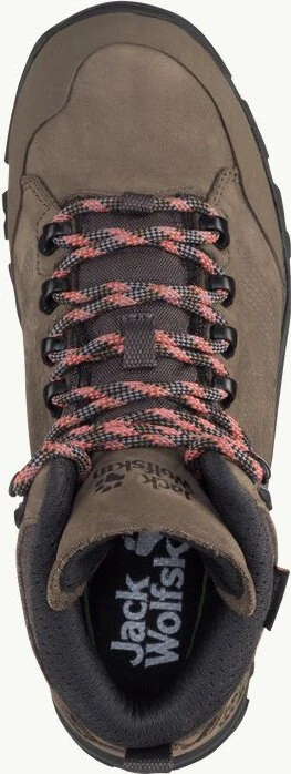Jack Wolfskin Rebellion Texapore Mid brown/phantom (Damen)