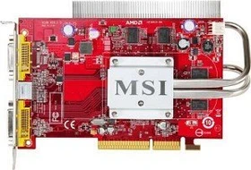 MSI RX2600PRO-T2D256Z/D2, Radeon HD 2600 Pro, 256MB DDR2, 2x DVI, TV-out